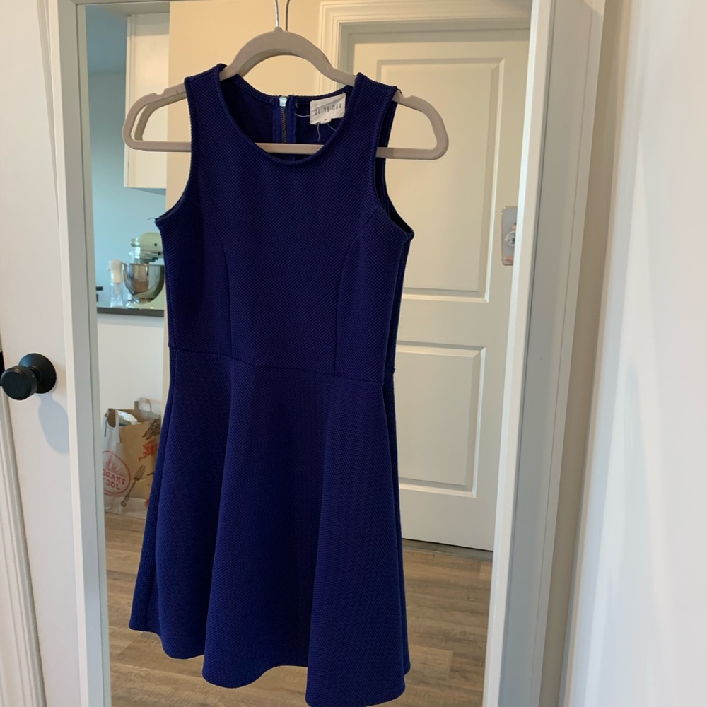 Olive & Oak Purple Textured Dress - Size XS